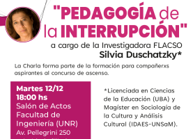 Charla Gratuita: "Pedagogía de la Interrupción"